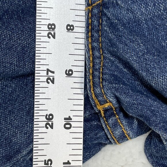 Levis Jeans Mens 537 29x32 Western Bootcut Dark Wash Mid Rise Denim NWT - Picture 5 of 12